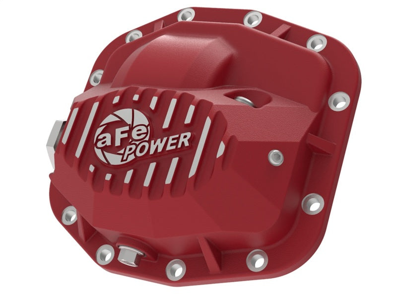 aFe Pro Series Front Differential Cover Red 2018+ Jeep Wrangler (JL) V6 3.6L (Dana M186) - DTX Performance