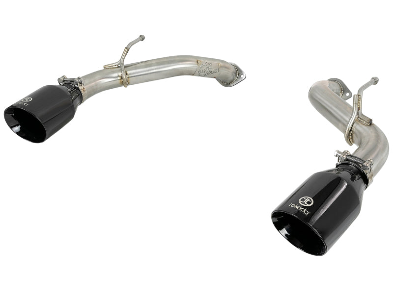 aFe Takeda 2.5in 304 SS Axle-Back Exhaust w/ Black Tips 16-18 Infiniti Q50 V6-3.0L (tt) - DTX Performance