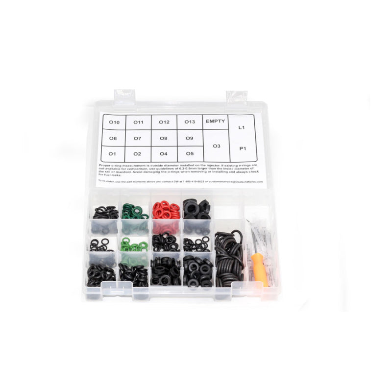 Deatschwerks Master Shop Injector O-Ring Kit (500 Pieces) - DTX Performance