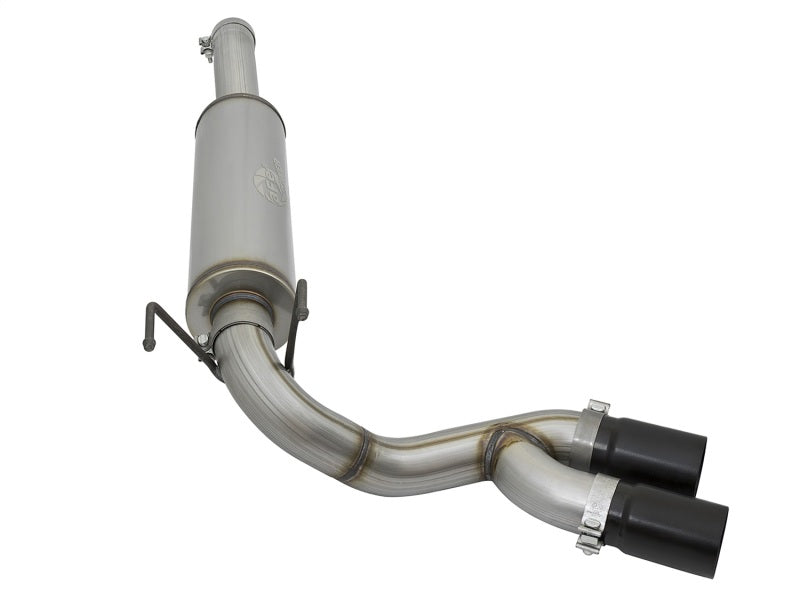 aFe Rebel Series 3-1/2in 409 SS Cat-Back Exhaust System w/Black Tip RAM 2500/3500 14-17 V8 6.4L - DTX Performance