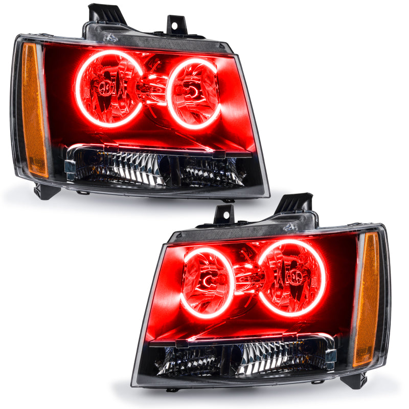 Oracle 07-13 Chevrolet Avalanche Pre-Assembed SMD Headlights - Red - DTX Performance