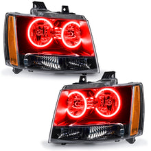 Load image into Gallery viewer, Oracle 07-13 Chevrolet Avalanche Pre-Assembed SMD Headlights - Red - DTX Performance