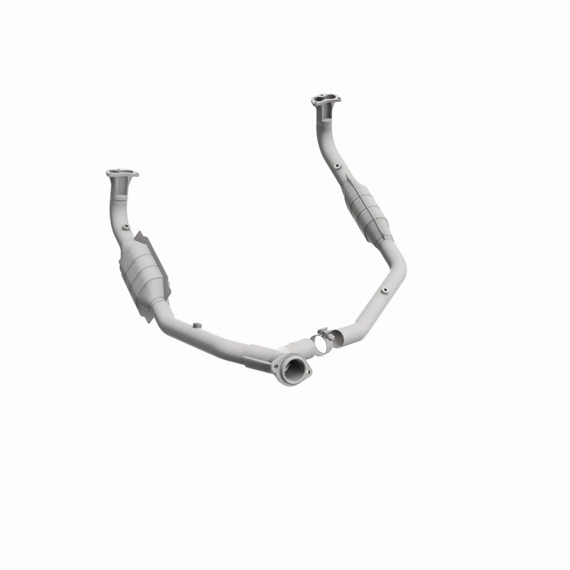 MagnaFlow Conv DF 97 Land Rover Defender 90 4.0L Y-Pipe Assy / 96-99 Discovery 4.0L Y-Pipe Assy - DTX Performance