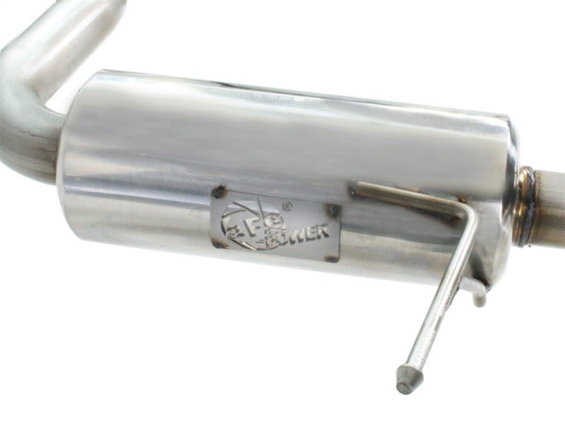 aFe MACHForce XP Exhaust 304SS Cat-Back w/ Polished Tips 12-13 VW Beetle L4 2.0L (t) - DTX Performance