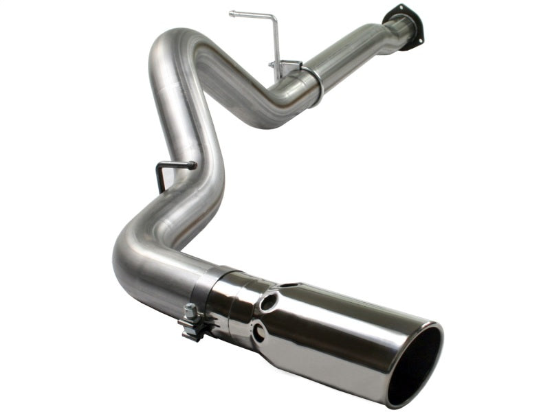 aFe MACHForce XP 4in DPF-Back SS Exhaust 5/07-10 GM Diesel Trucks V8-6.6L (td) LMM - DTX Performance