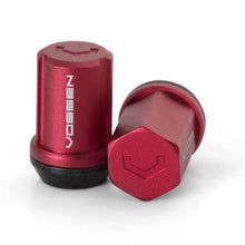 Load image into Gallery viewer, Vossen 35mm Lug Nut - 12x1.25 - 19mm Hex - Cone Seat - Red (Set of 20) - DTX Performance