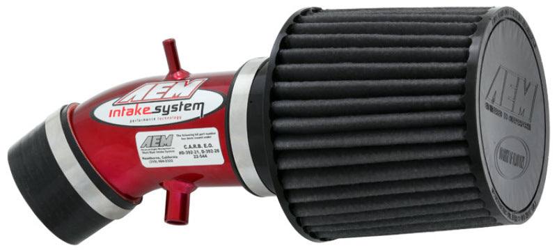 AEM 02-06 Sentra SE-R Red Short Ram Intake - DTX Performance