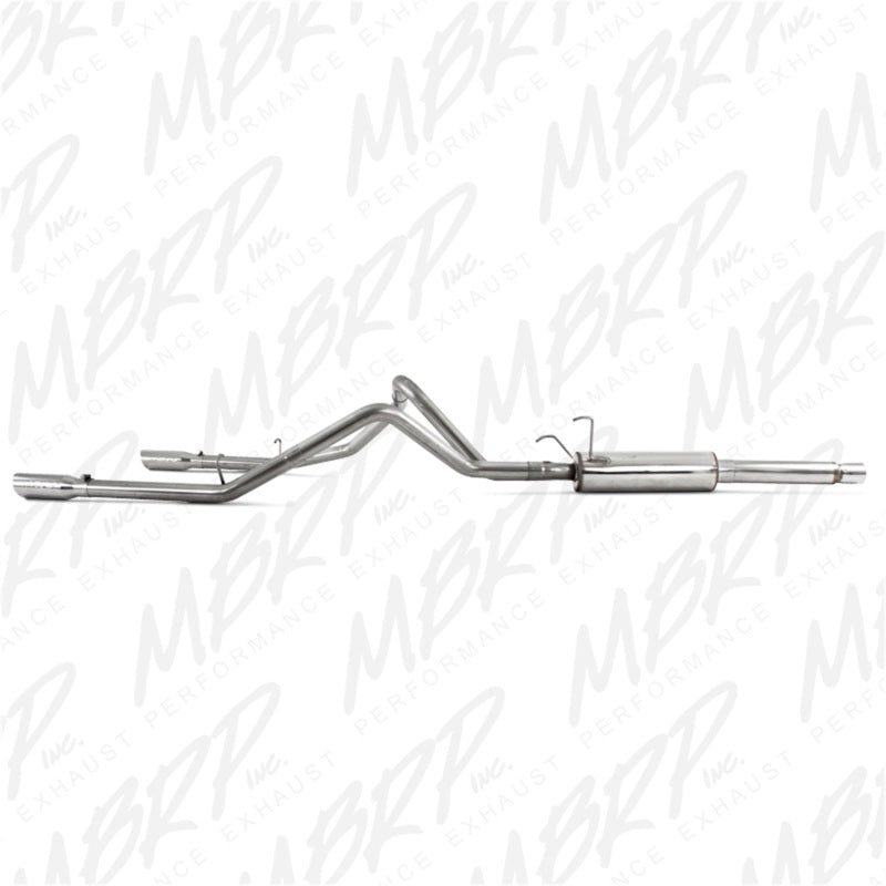 MBRP 2003 Dodge Ram Hemi 1500 5.7L SC/CC-SB Cat Back Dual Split Rear - DTX Performance