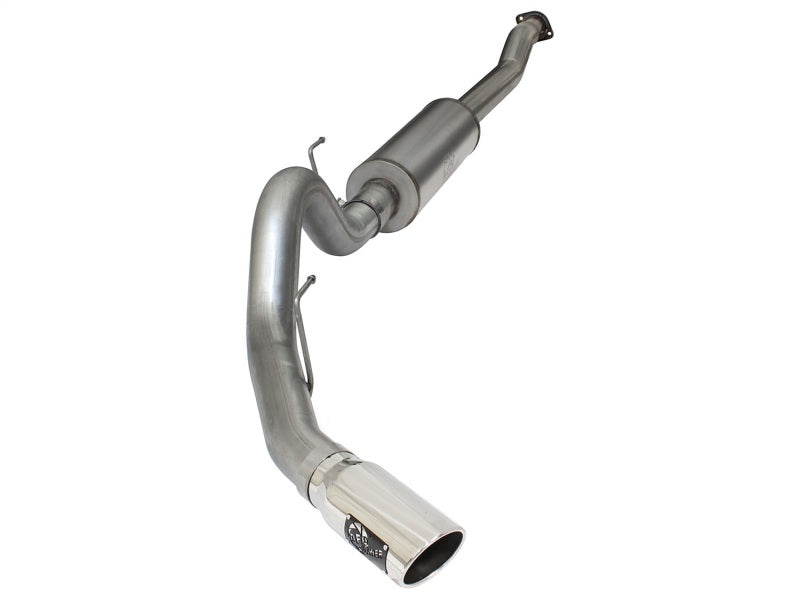 aFe MACHForce XP SS Exhaust 4in Cat-Back w/ Polish Tip 2015 Ford F-150 EcoBoost V6 2.7/3.5Ltt - DTX Performance