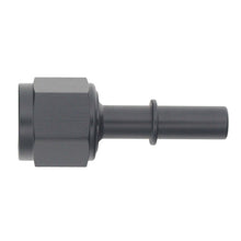 Load image into Gallery viewer, DeatschWerks 8AN Female Flare Swivel to 3/8in Male EFI Quick Disconnect - Anodized Matte Black - DTX Performance