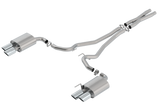 Borla S-Type Cat Back 18-20 Ford Mustang GT Convertible 2.5in pipe 4in tip