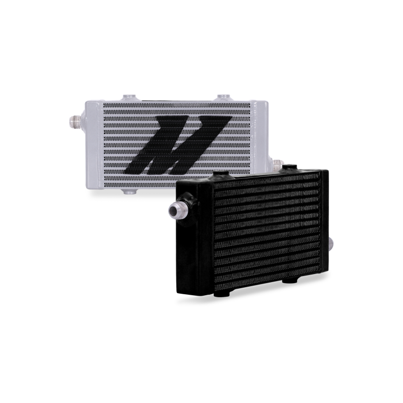 Mishimoto Universal Small Bar and Plate Cross Flow Black Oil Cooler - DTX Performance