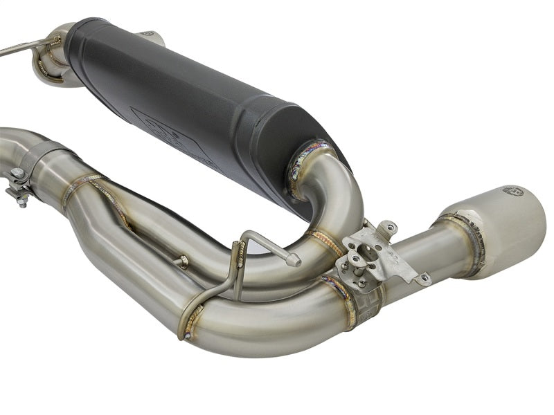 aFe MACHForce XP 16-17 BMW 340i/iX 440i/iX L6-3.0L (t) SS Axle-Back Exhaust w/Polished Tips - DTX Performance