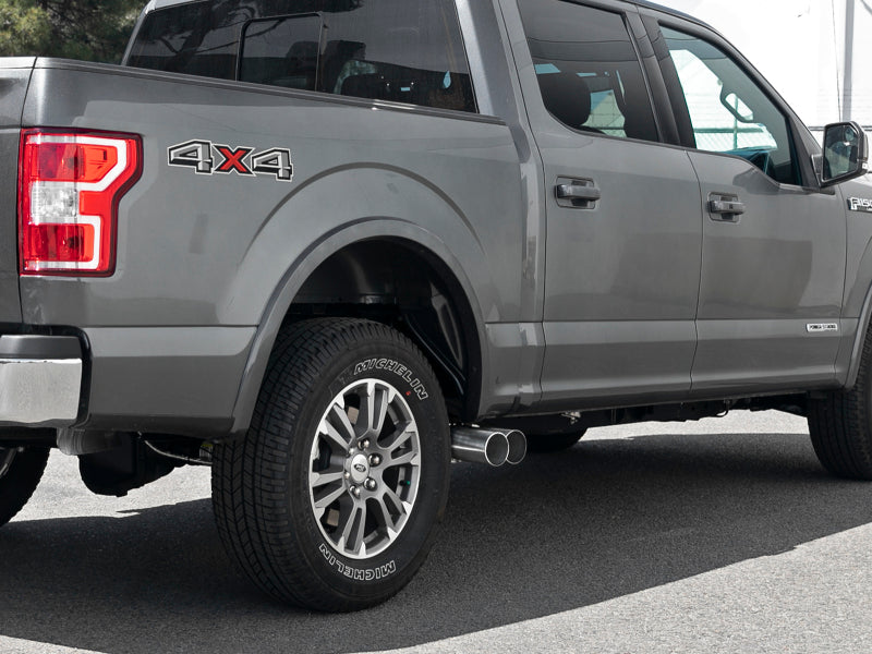 aFe Rebel DPF-Back 409 SS Exhaust System w/Dual Polished Tips 18-19 Ford F-150 V6 3.0L (td) - DTX Performance