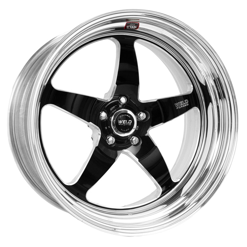 Weld S71 20x9 / 5x4.75 BP / 5.3in. BS Black Wheel (High Pad) - Non-Beadlock - DTX Performance