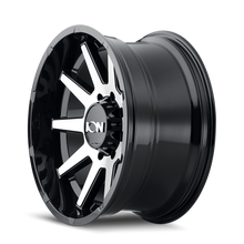 Load image into Gallery viewer, ION Type 143 20x9 / 8x165.1 BP / 18mm Offset / 125.2mm Hub Black/Machined Wheel - DTX Performance