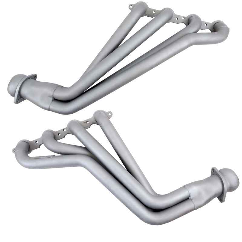 BBK 10-15 Camaro LS3 L99 Long Tube Exhaust Headers With Converters - 1-3/4 Chrome - DTX Performance