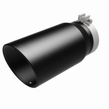 Load image into Gallery viewer, MagnaFlow Tip Stainless Black Coated Single Wall Round Single Outlet 6in Dia 5in Inlet 13in L - DTX Performance