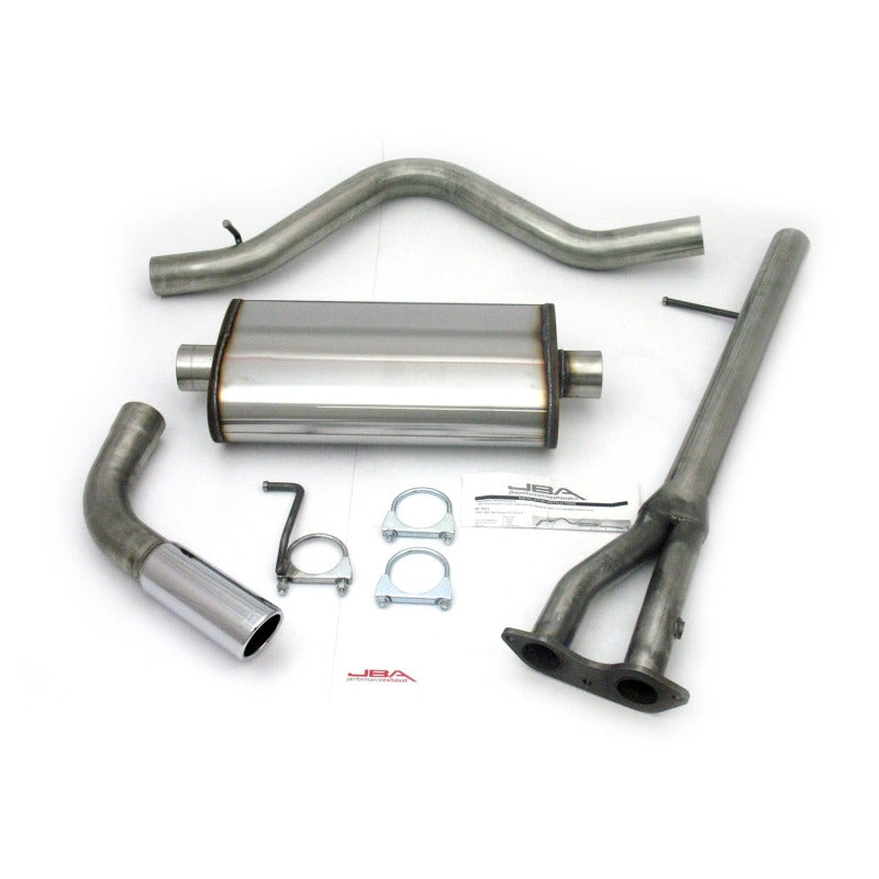 JBA 96-00 Chevrolet/GMC C/K Pickups 5.7L 409SS Pass Side Single Exit Cat-Back Exhaust - DTX Performance