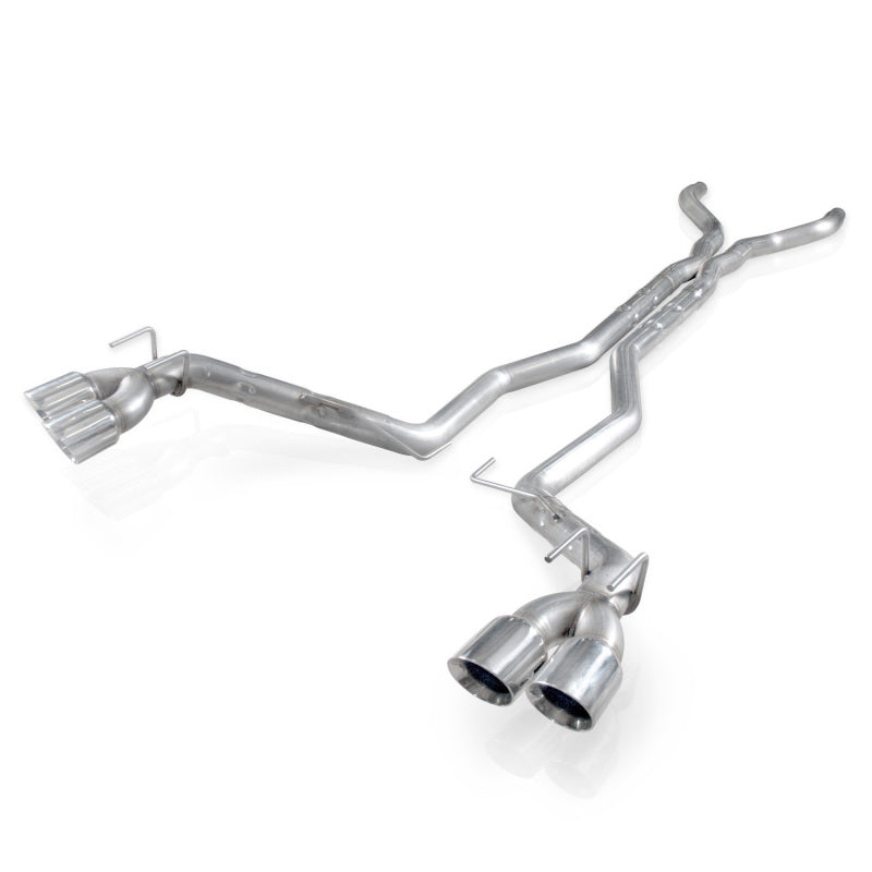 Stainless Works 2012-15 Camaro ZL1 6.2L 3in Catback Dual Chambered Exhaust X-Pipe Quad Tips - DTX Performance