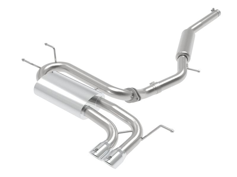 aFe Takeda 2-1/2in SS-304 Cat-Back Exhausts w/ Polished Tip 16-19 Mazda MX-5 Miata ND 2.0T - DTX Performance