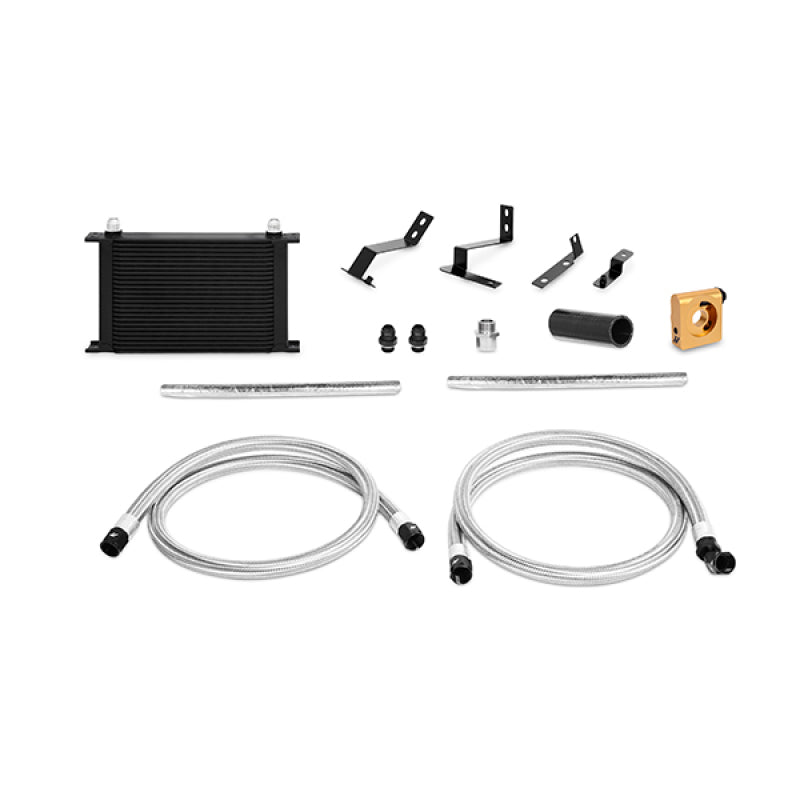 Mishimoto 2016+ Chevrolet Camaro 2.0t Thermostatic Oil Cooler Kit Black - DTX Performance