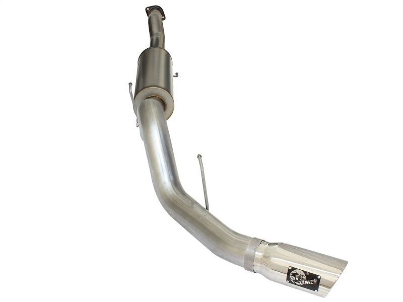 aFe MACHForce XP SS Exhaust 4in Cat-Back w/ Polish Tip 2015 Ford F-150 EcoBoost V6 2.7/3.5Ltt - DTX Performance