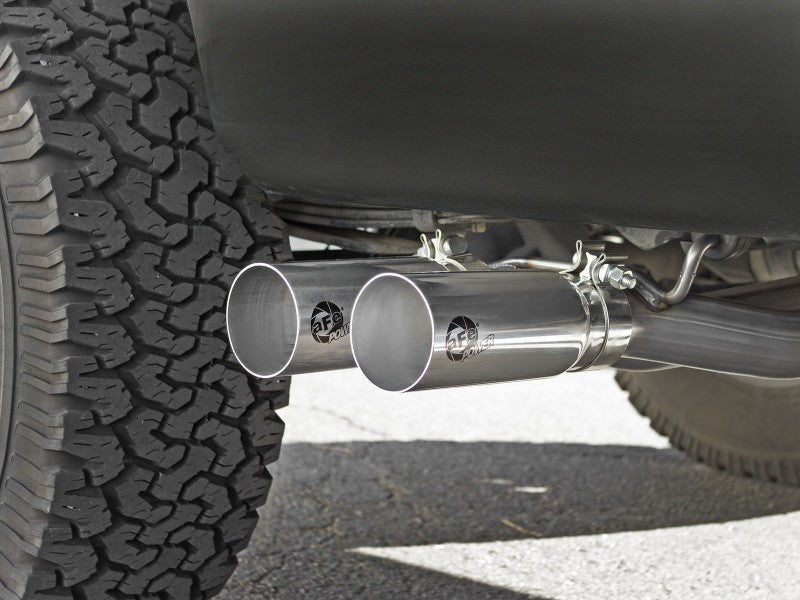 aFe Rebel Exhausts 3in SS Cat-Back 09-14 Ford F-150 4.6/5.0/5.4L w/ Polished Tips - DTX Performance