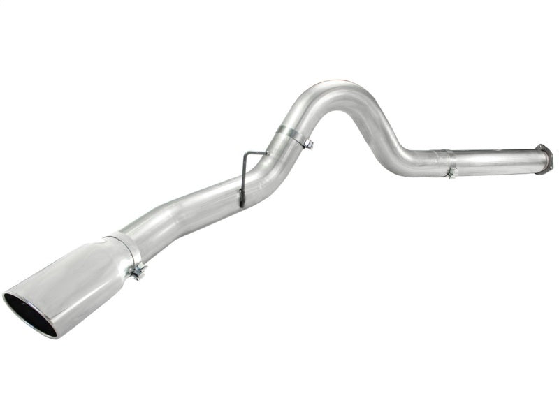 aFe Atlas 5in DPF-Back Aluminized Steel Exh Sys, Ford Diesel Trucks 11-14 v8-6.7L (td) Polished tip - DTX Performance