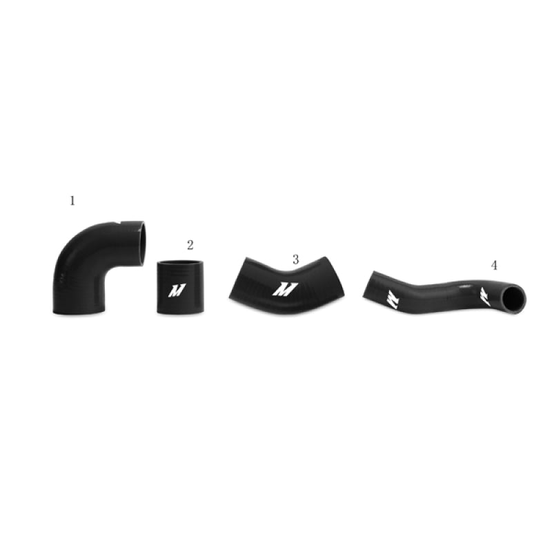 Mishimoto 01-07 Mitsubishi Lancer Evolution 7/8/9 Black Upper Intercooler Pipe Kit - DTX Performance