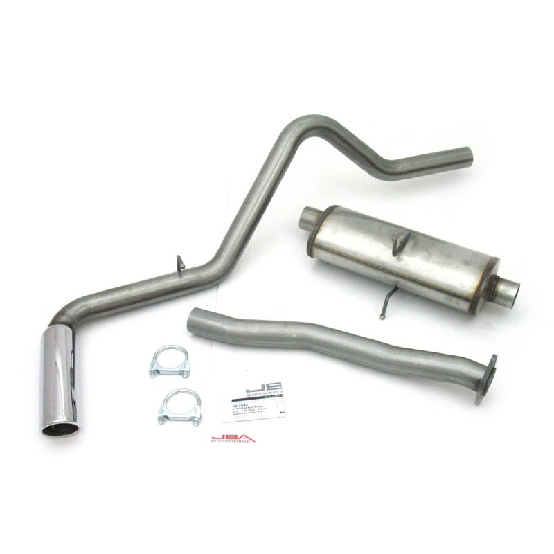 JBA 98-11 Ford Ranger Super Cab 2.5L/3.0L/4.0L 409SS Pass Side Single Exit Cat-Back Exhaust - DTX Performance