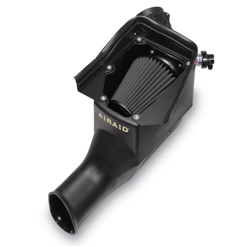 Airaid 03-07 Ford Power Stroke 6.0L Diesel MXP Intake System w/ Tube (Dry / Black Media) - DTX Performance