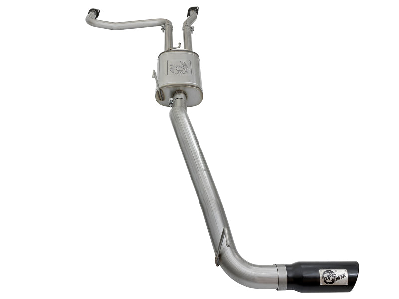 aFe MACHForce XP 2.5in Cat-Back Exhaust System w/ Black Tip Nissan Frontier 17-19 V8-5.6L - DTX Performance