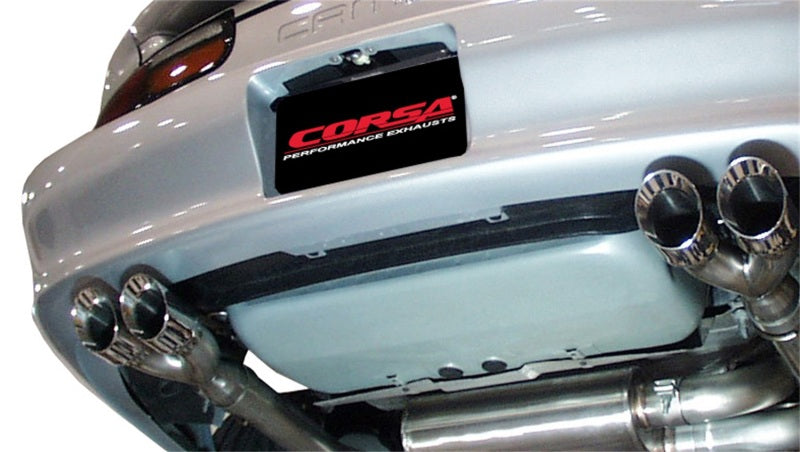 Corsa 98-02 Chevrolet Camaro Convertible Z28 5.7L V8 LS1 Polished Sport Cat-Back Exhaust - DTX Performance