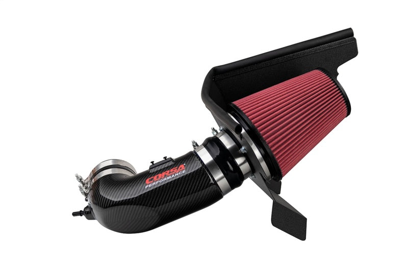 Corsa 17-21 Chevrolet Camaro ZL1 Carbon Fiber Air Intake w/ DryTech 3D No Oil Filtration - DTX Performance