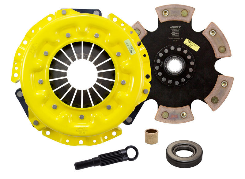 ACT 1990 Nissan 300ZX XT/Race Rigid 6 Pad Clutch Kit - DTX Performance