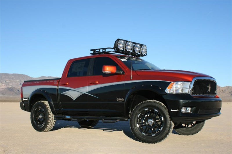 N-Fab Nerf Step 09-15.5 Dodge Ram 1500 Crew Cab 5.7ft Bed - Gloss Black - Bed Access - 3in - DTX Performance