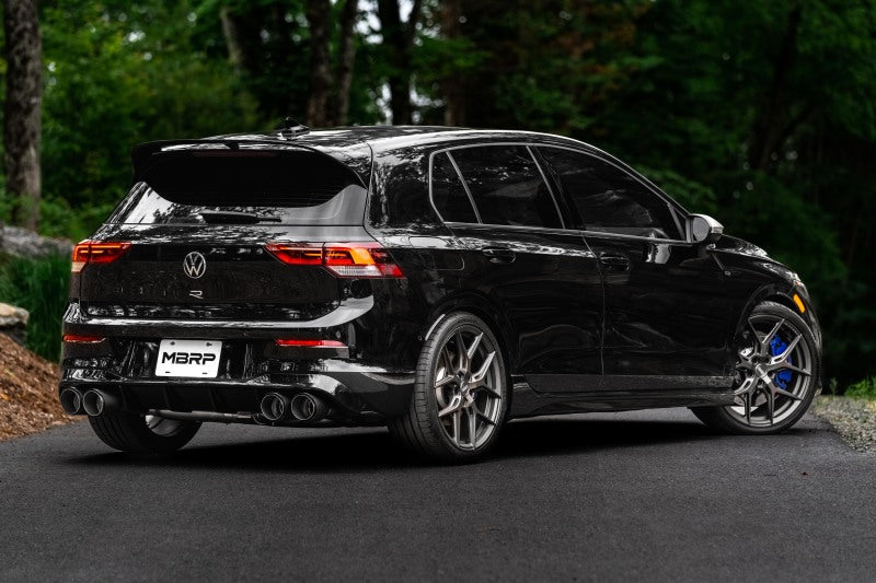 MBRP 2022 Volkswagon Golf R MK8 3in Cat-Back Quad Split Rear Valve Delete Exhaust - DTX Performance