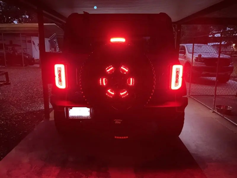 Oracle LED Illuminated Wheel Ring 3rd Brake Light - Red - DTX Performance