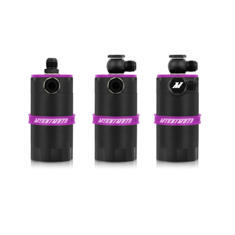 Mishimoto Universal Baffled Oil Catch Can - Purple - DTX Performance