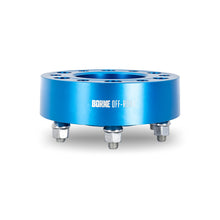 Load image into Gallery viewer, Mishimoto Borne Off-Road Wheel Spacers - 6x139.7 - 93.1 - 50mm - M12 - Blue - DTX Performance