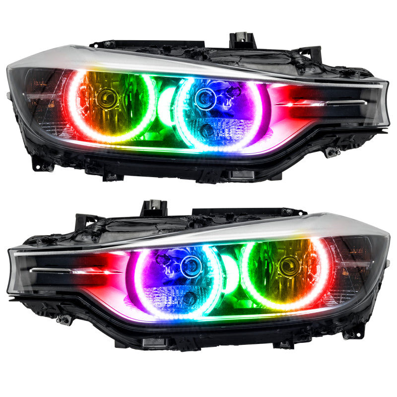 Oracle 12-13 BMW 3/328 Halo Kit - ColorSHIFT w/ Simple Controller - DTX Performance