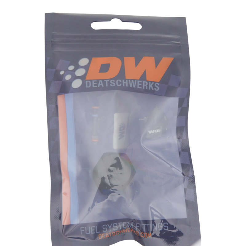 DeatschWerks 8AN Female Flare Cap - Anodized Matte Black - DTX Performance