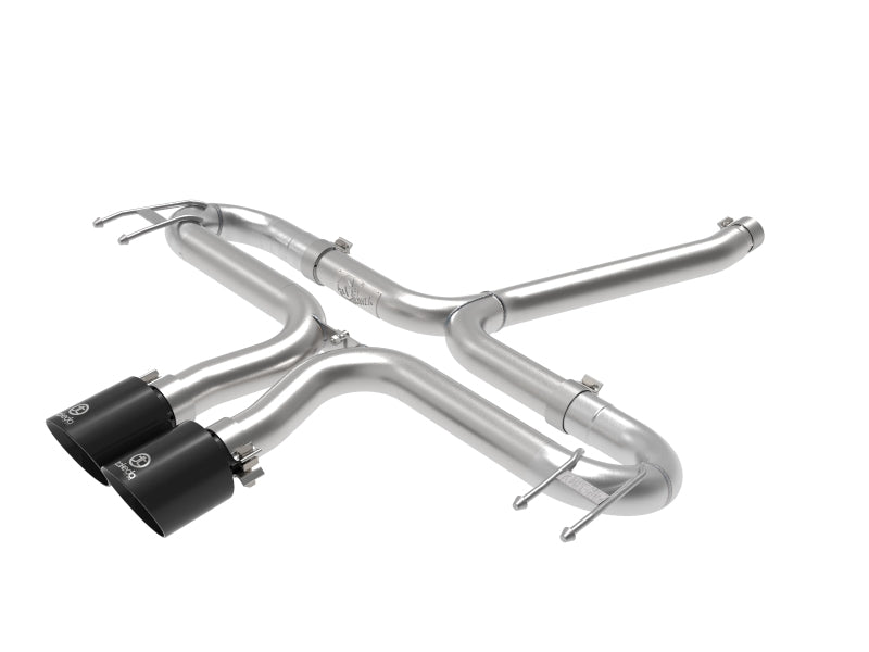 aFe Takeda 2-1/2in 304 SS Axle-Back Exhaust w/Black Tips 17-20 Honda Civic Sport L4-1.5L (t) - DTX Performance