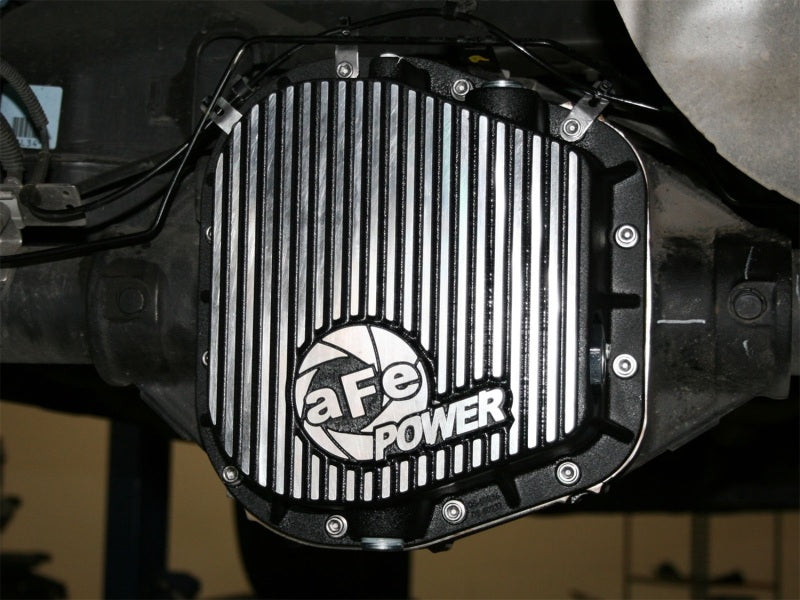 aFe Power Rear Diff Cover (Machined) 12 Bolt 9.75in 97-16 Ford F-150 w/ Gear Oil 4 QT - DTX Performance