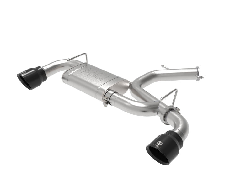 aFe Takeda Exhaust Axle-Back 19-20 Hyundai Veloster N 304SS Black Dual Tips Exhaust - DTX Performance