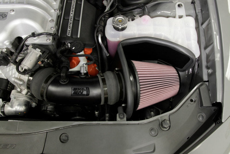 K&N 2017 Dodge Challenger Hellcat SC V8-6.2L F/l Typhoon Air Intake - DTX Performance