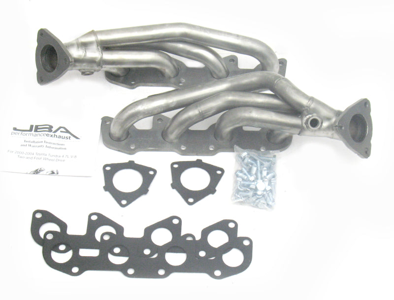 JBA 00-04 Toyota 4.7L V8 1-1/2in Primary Raw 409SS Cat4Ward Header - DTX Performance