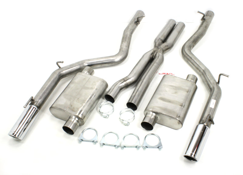 JBA 12-14 Chrysler 300C SRT8 6.1L/6.4L 409SS Dual Rear Exit Cat-Back Exhaust - DTX Performance