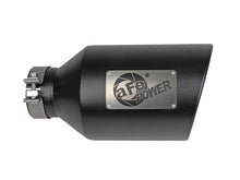 Load image into Gallery viewer, aFe Power MACH Force-Xp 409 Stainless Steel Clamp-on Exhaust Tip Black - DTX Performance